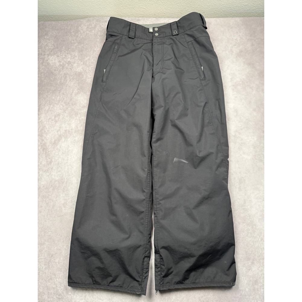 Burton Snow Pants Women Large Black Insulated Ski Snowboard Cargo Winter Sports